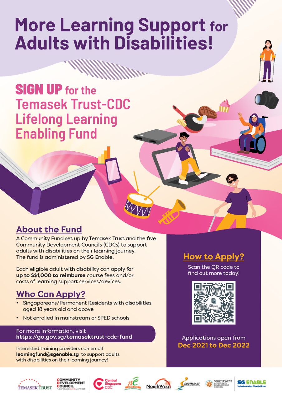 Temasek Trust – CDC Lifelong Learning Enabling Fund